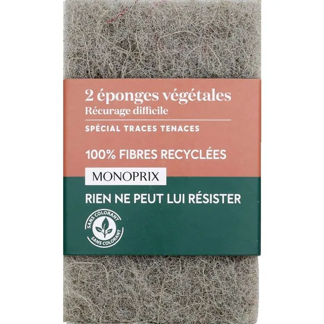 Difficult Soft Rough Scouring Sponges, 2 Pieces