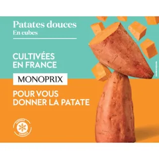 Monoprix Cubic Sweet Potatoes, 600g