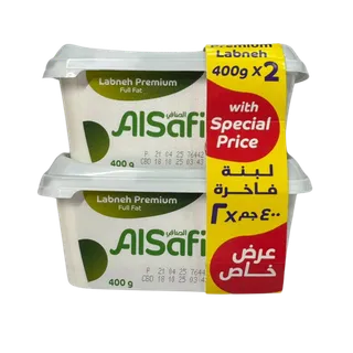 Al Safi Premium Labneh in Turkish Style, 2x400g