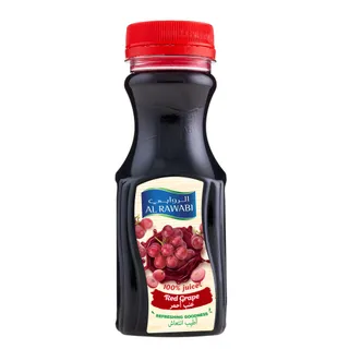 Al Rawabi No Sugar Added Red Grape Juice, 200ml