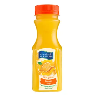Al Rawabi No Added Sugar Orange Juice, 200ml