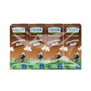 Lacnor Chocolate Flavored Milk, 8x180ml