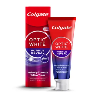 Colgate Optic White Purple Reveal Toothpaste, 75ml