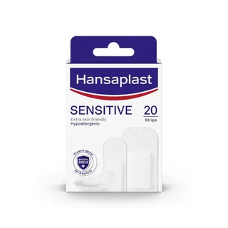 Hansaplast Sensitive Wound Plasters, 20 Strips