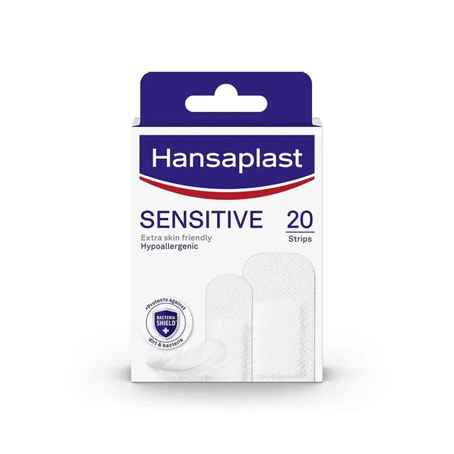 Hansaplast Sensitive Wound Plasters, 20 Strips