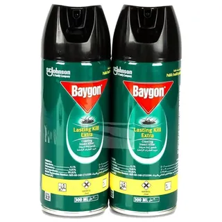 بايجون مبيد حشرات زاحفة أخضر، 2x300ml