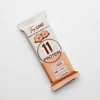 Try One Wafer Bar with Caramel Cream (11g Protein), 45g