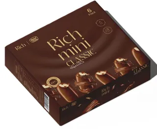 KDCow Rich Mini Classic Ice Cream, 6x60ml