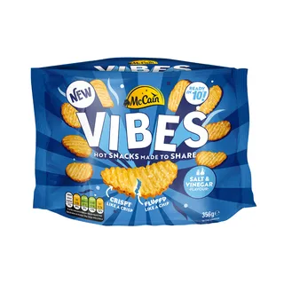 McCain Vibes Salt & Vinegar Potato Wedges, 356g