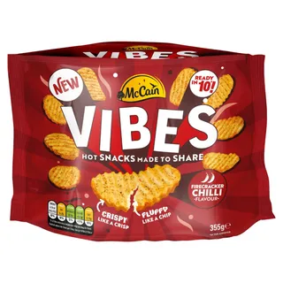 McCain Vibes Chili Potato Wedges, 355g