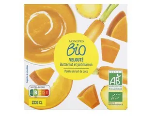 Monoprix Bio Butternut & Pumpkin Soup, 2x300ml