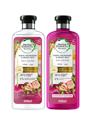 Herbal Essences White Strawberry & Mint Shampoo & Conditioner, 400ml