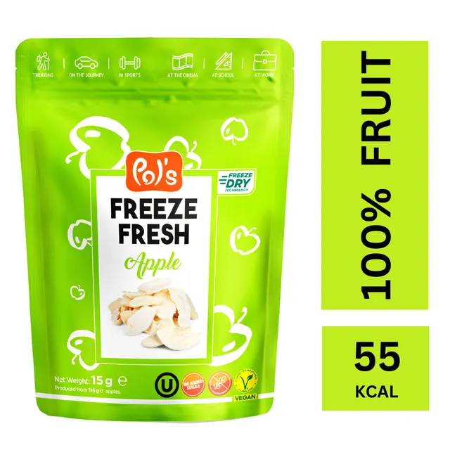 Pol's Freeze Fresh Freeze-Dried Apple, 15g
