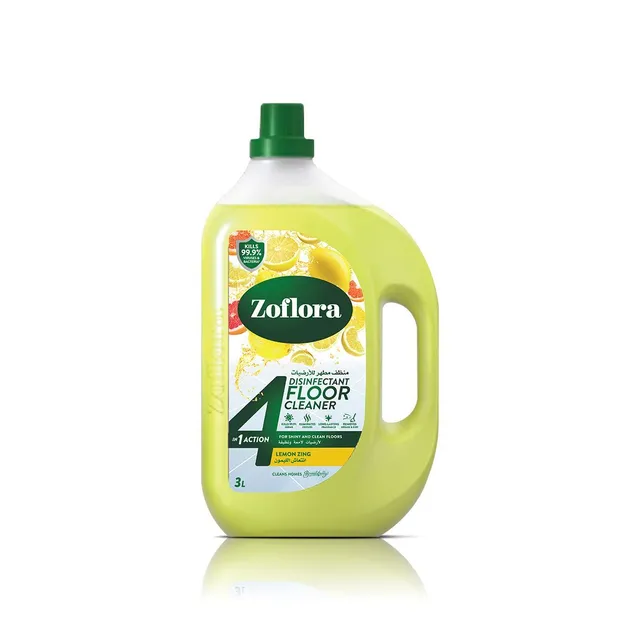 Zoflora Lemon Zing Disinfectant Floor Cleaner, 3L