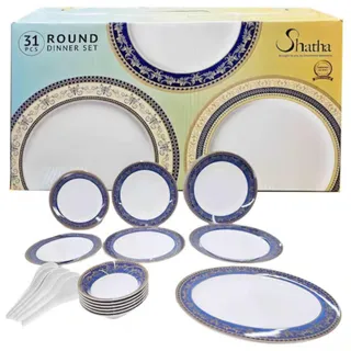 Moments Melamine Dinner Set, 31 Pieces