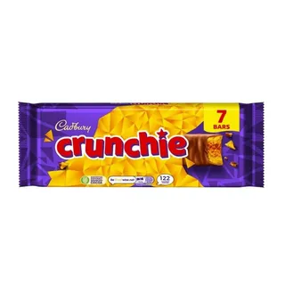 Cadbury Crunchie Chocolate Bar, 7x33.5g