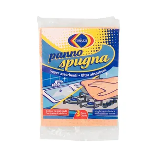 Corazzi Spong Cloths, 3pieces