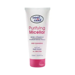 Cool & Cool Purifying Micellar Rose+Vitamin E Face Wash, 150ml