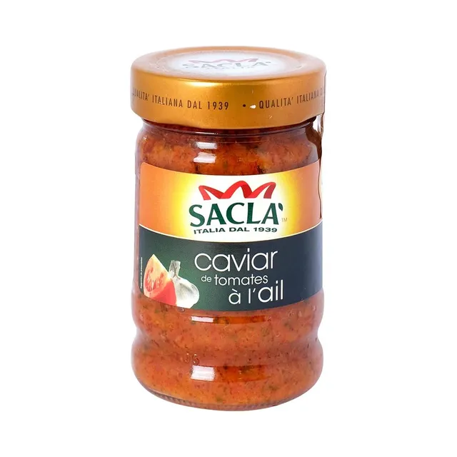 Sacla Sund Tomto&Garlic Intenso190gm