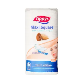 Tippys Square Makeup Cotton 50 pcs