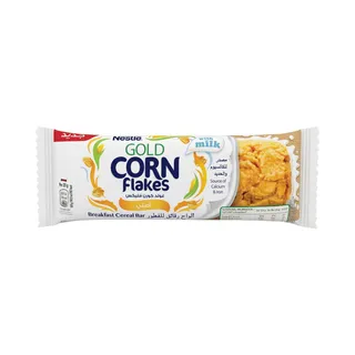 Gold Corn Flakes Cereal Bar with Milk, 20g