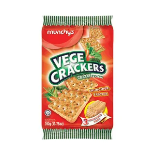 Munchys Vegetable Crackers, 390g