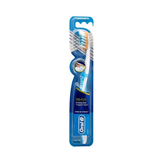 Oral-B Pro-Flex White Blue Medium Toothbrush 1 Piece