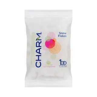 Sanita Charm White Cotton Balls, 100 Pieces