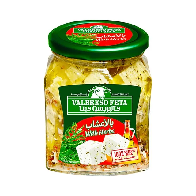 Valbreso Feta With Herbs 100% Sheep Milk 300 g