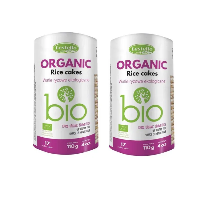 Lestello Organic Rice Cake, 2 X 110 G