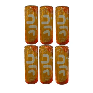 Rawdatain Bared Soft Drink Orange, 6 X 250 Ml