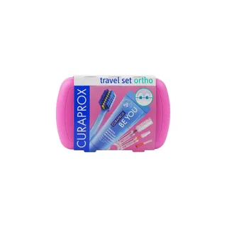 Curaprox Travel Set Ortho - Pink