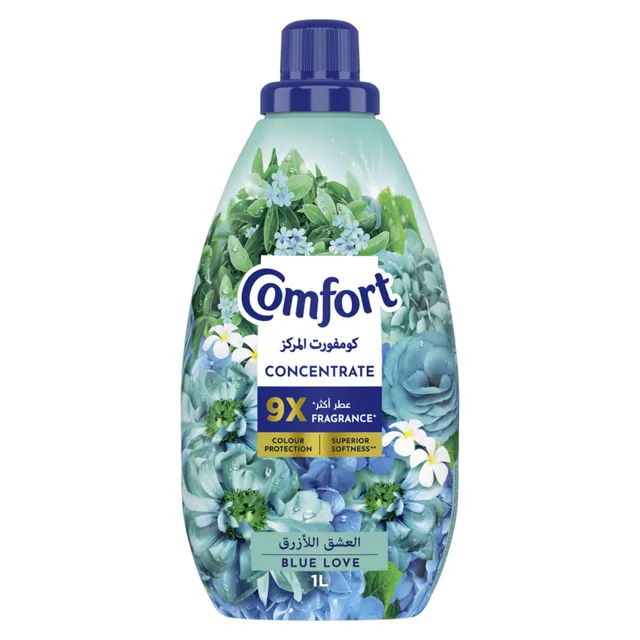 Comfort Blue Love Concentrated Fabric Softener 1L