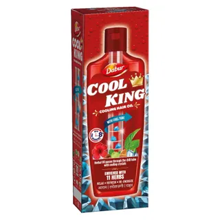 Dabur Cool King Cooling Hair Oil, 300ml + 85ml