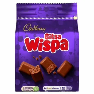 Cadbury Bitsa Wispa Chocolate, 85g