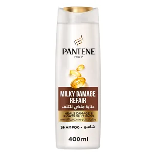 Pantene Pro-V Milky Damage Repairing & Healing Shampoo for Damaged Hair, 400ml