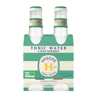 Hysope Cucumber Tonic Water, 4 X 200 Ml