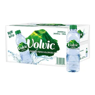 Volvic Natural Mineral Water 24x500ml