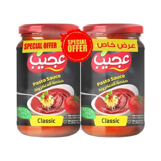 Ajeeb Pasta Sauce Plain, 2pieces, 360g