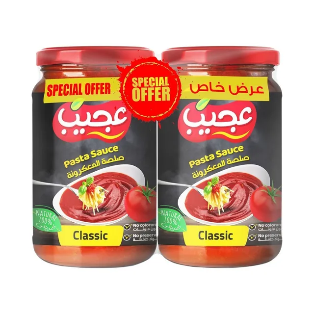 Ajeeb Pasta Sauce Plain, 2pieces, 360g