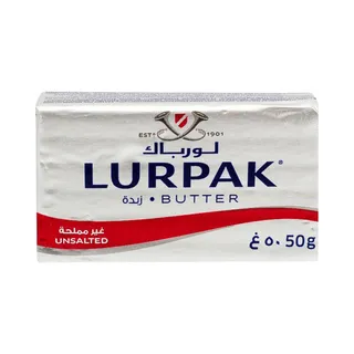 لورباك زبدة غير مملحة، 50g