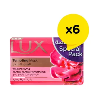 Lux Bar Soap Tempting Musk Flower 6*120Gm