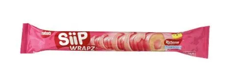 Nabati Siip Wrapz Richeese Strawberry, 14.5g