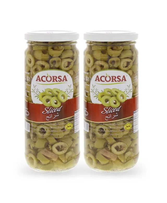 أكورسا زيتون أخضر شرائح، 2x230g