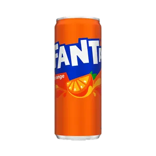 Fanta Orange Soft Drink Can, 250ml