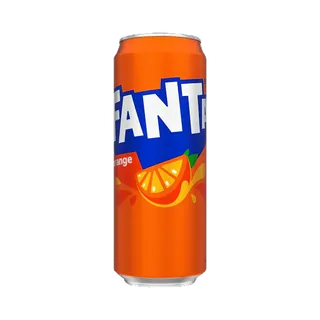 Fanta Orange Soft Drink Can, 330ml