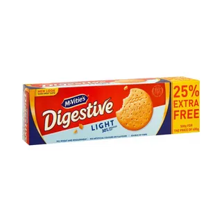 McVitie's Digestive Light Biscuits + 25% Extra Weight