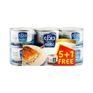 NADEC TIN CREAM 6X155G