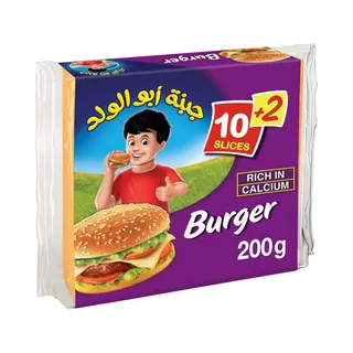 ريجال بيكون شرائح جبنة برجر (12 شريحة)، 200g