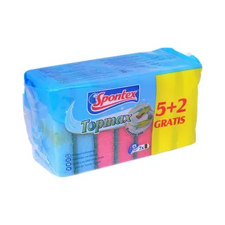 سبونتكس توب ماكس إسفنجة غسيل أطباق 5+2pcs